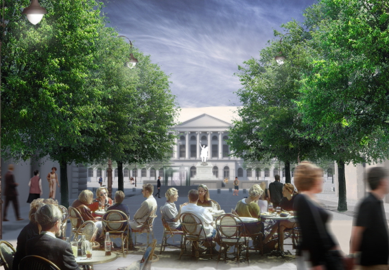 University Square, 2011, Bucarest, Dragan Architecture, Paris